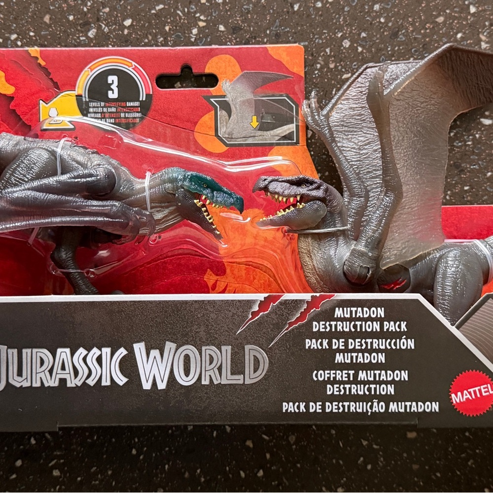Jurassic World Mutadon Destruction Pack - Green & Gray Dinosaurs